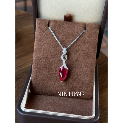 NITINHUANG培育红宝石小辣椒吊坠