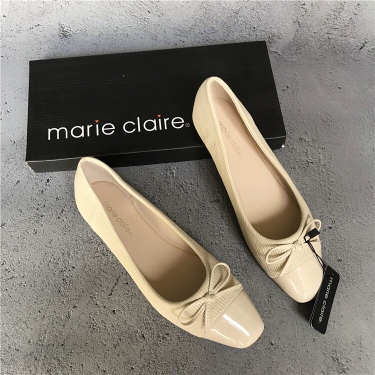 SOFT AND COMFORTABLE FOREIGN TRADE FRENCH SINGLE STRAW MAT PATTERN SHALLOW BOW SINGLE SHOES FLAT HEELED SOFT SOLED EGG ROLL SHOES BALLET