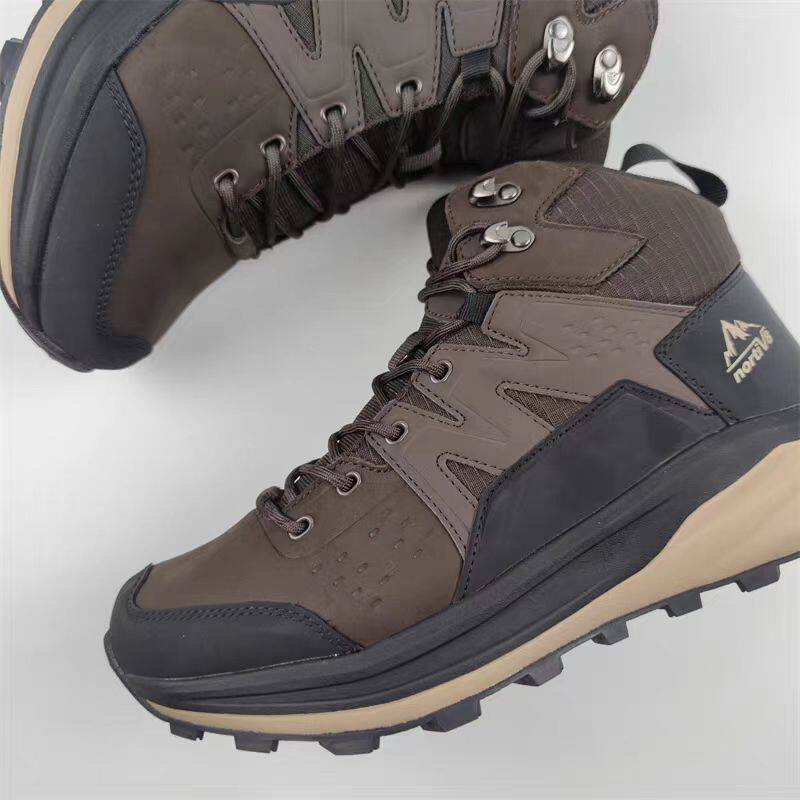 外贸美国原单尾货真皮高帮鞋