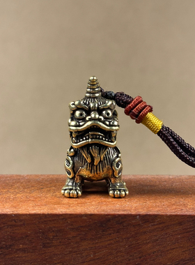 獬豸摆件法官律师办公室摆件法律人文创礼品摆件手办车挂钥匙扣