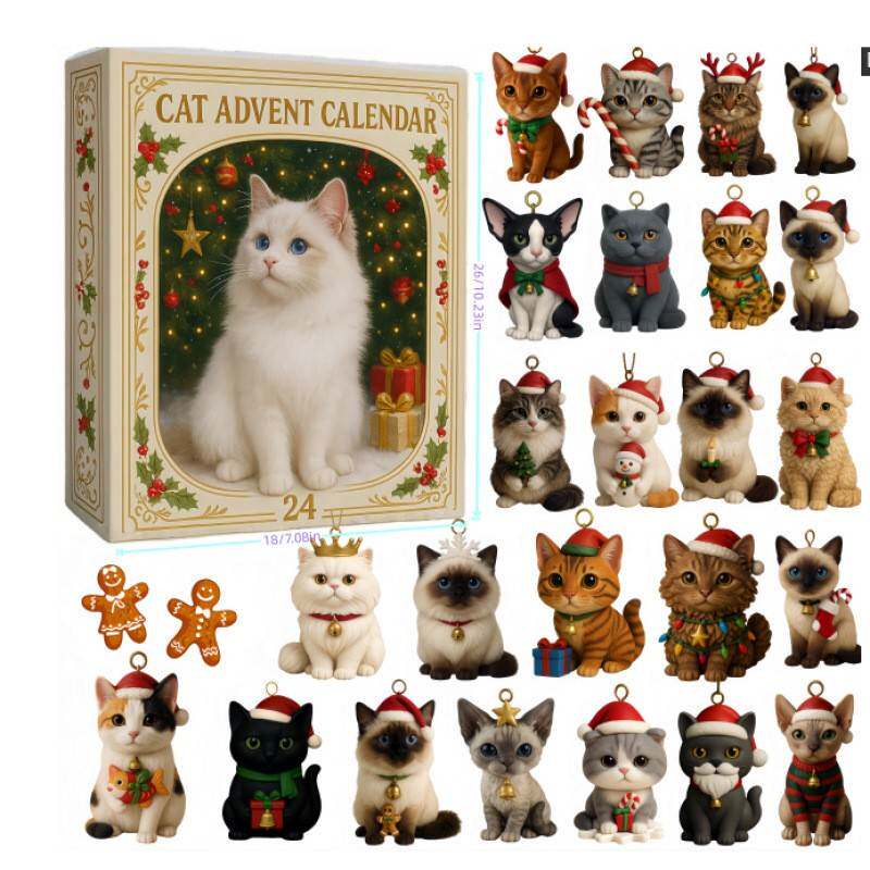 新品Cat Lovers Advent Calendar 2025年爱猫人士降临节日历