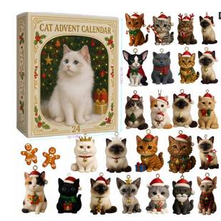 Calendar 新品 Advent Lovers 2025年爱猫人士降临节日历 Cat
