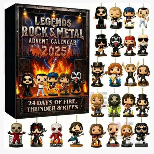 跨进热销Legends of Rock Metal Advent Calendar圣诞倒计时日历