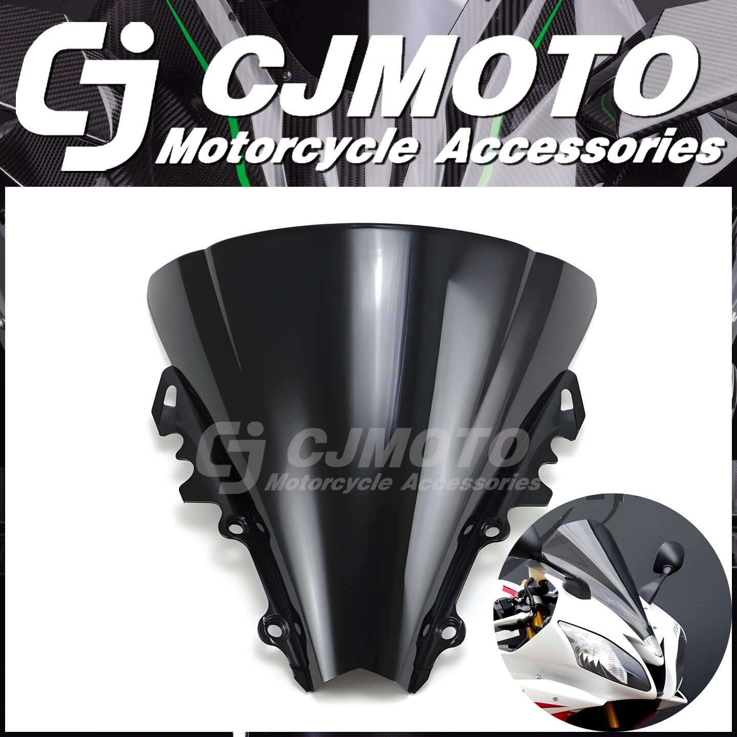 适用于雅马哈YZF600 R6 06-07年 挡风玻璃风挡导流罩防风镜高品质