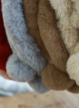 现货【2条58元】多色百搭毛绒围巾女冬季仿兔毛围脖保暖护颈防寒