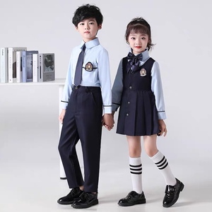 儿童大合唱演出服55男女大中小学生表演服装诗歌朗诵服儿童校服