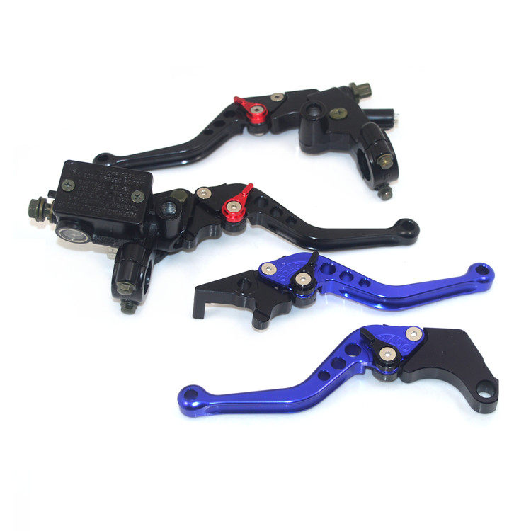 适用地平线跨骑摩托车小忍者跑车改装离合器手柄牛角刹车泵刹手把