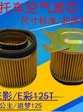 适用新大洲本田摩托车茜茜公主SDH125T-2226空气滤芯E彩E影滤清器