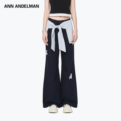 ANNANDELMAN衬衫绑带牛仔裤