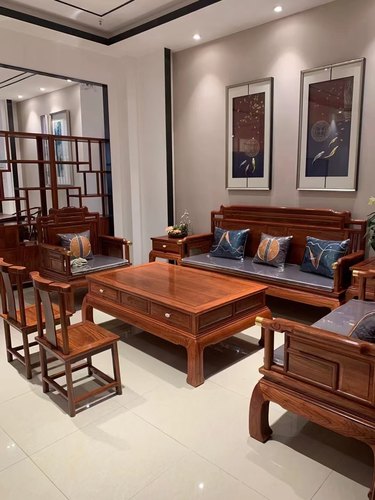 刺猬紫檀国标红木家具 新中式沙发实木家具