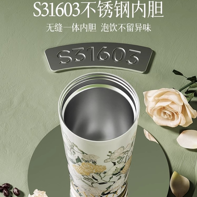 格沵-致敬梵高系列闪耀咖啡杯保温杯