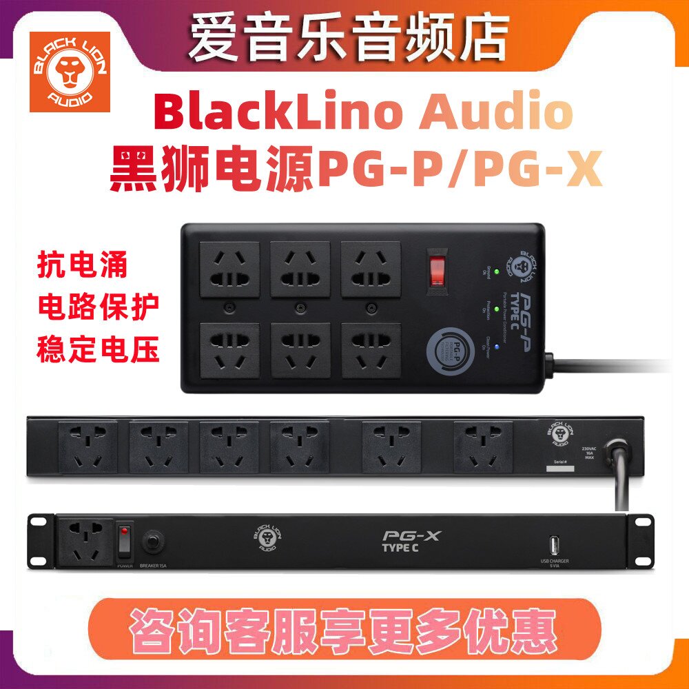 黑狮防浪涌稳压滤波电源
