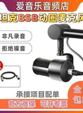 坦克/TERRATEC BSB悬臂动圈麦克风降噪网课直播游戏配音电竞话筒
