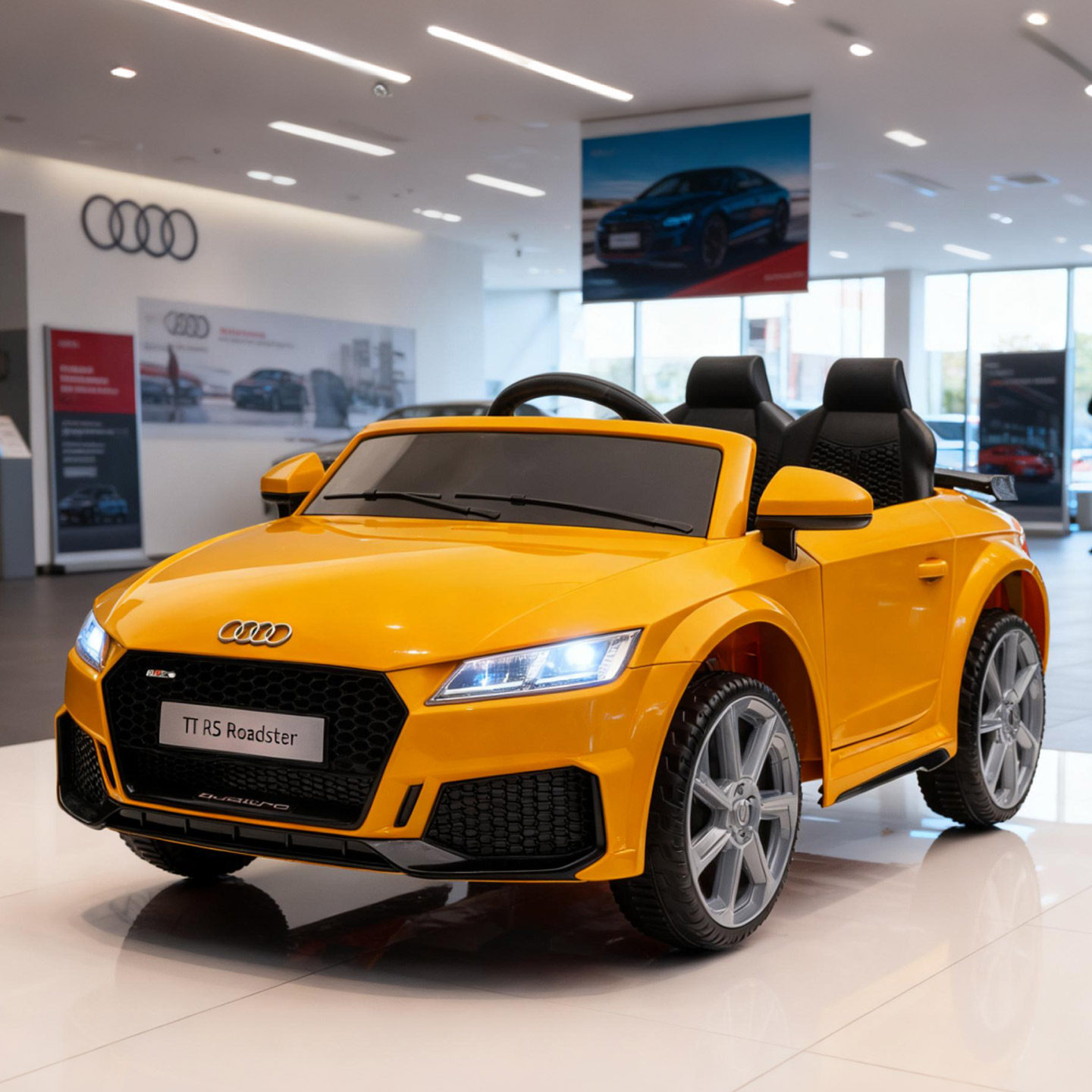 奥迪TTrs儿童电动车四轮遥控汽车小孩童车玩具车可坐人,玩具/童车/益智/积木/模型,儿童电动车,淘宝优惠券,粉丝福利购,淘宝优惠卷