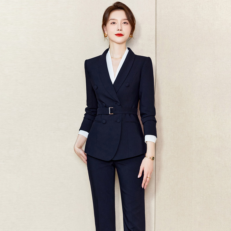 高端职业西装套装女春装高级感气质女神范职场通勤西服正装工作服