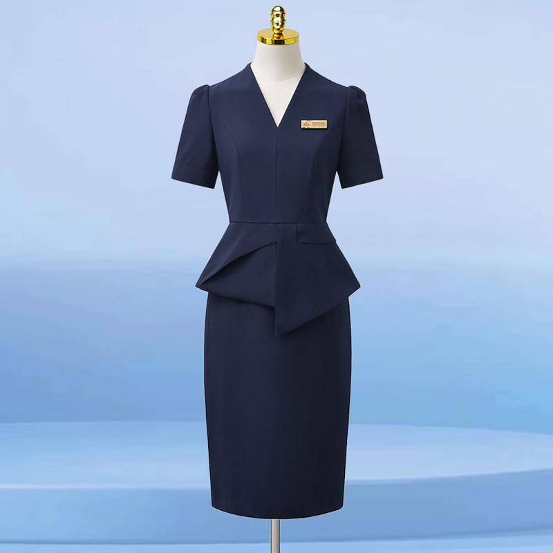美容院柜姐工楼部案场客服工作服