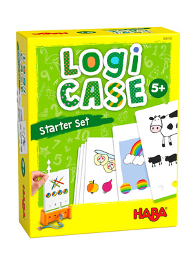 HABA逻辑案例5+岁儿童桌游益智早教卡牌游戏逻辑盒中级