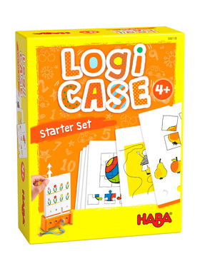HABA逻辑拼图游戏4岁+儿童益智早教桌面游戏逻辑盒初级带底座
