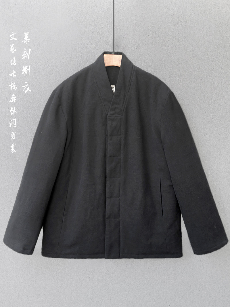 棉麻质地简约休闲纯棉内里冬季