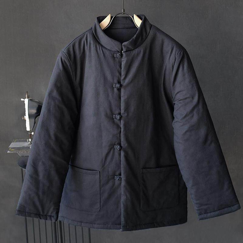 秋冬男士休闲新中式加厚复古盘扣保暖棉衣中国风棉麻绗棉棉袄外套,男装,棉衣,淘宝优惠券,粉丝福利购,淘宝优惠卷