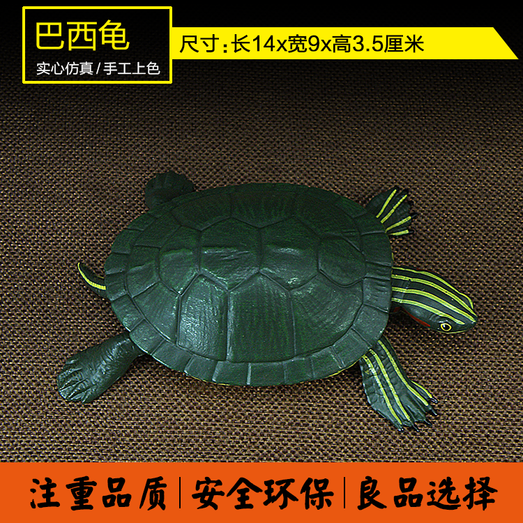 巴西龟玩具仿真模型认知摆件乌龟海龟海洋动物模型儿童过家家玩具,玩具/童车/益智/积木/模型,仿真/动物玩偶,淘宝优惠券,粉丝福利购,淘宝优惠卷