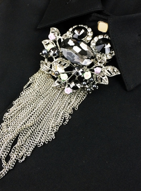 项链流苏衬衫领结bolotie挂件