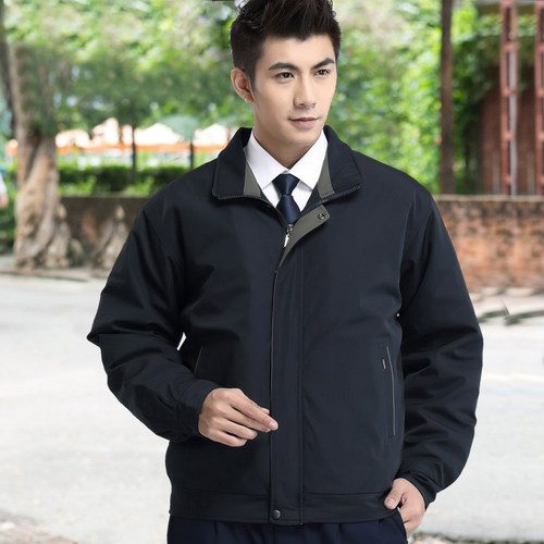 工作服棉服男冬季加厚保暖棉衣