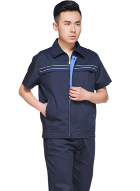 工装套装半袖夏季劳保服短袖工装