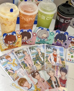 陸景和 莫弈票根明信片 夏彥 茶百道未定事件簿聯名周邊現貨左然