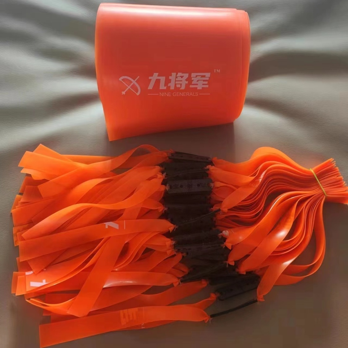 弹弓专用扁皮筋防冻拉力绳