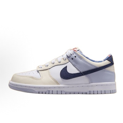 耐克Nike Dunk Low Just Do It 舒适百搭低帮板鞋 白棕蓝IH7343