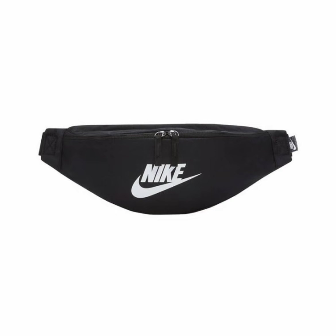耐克Nike Heritage系列 大logo单肩斜挎胸包腰包 黑￼DB0490