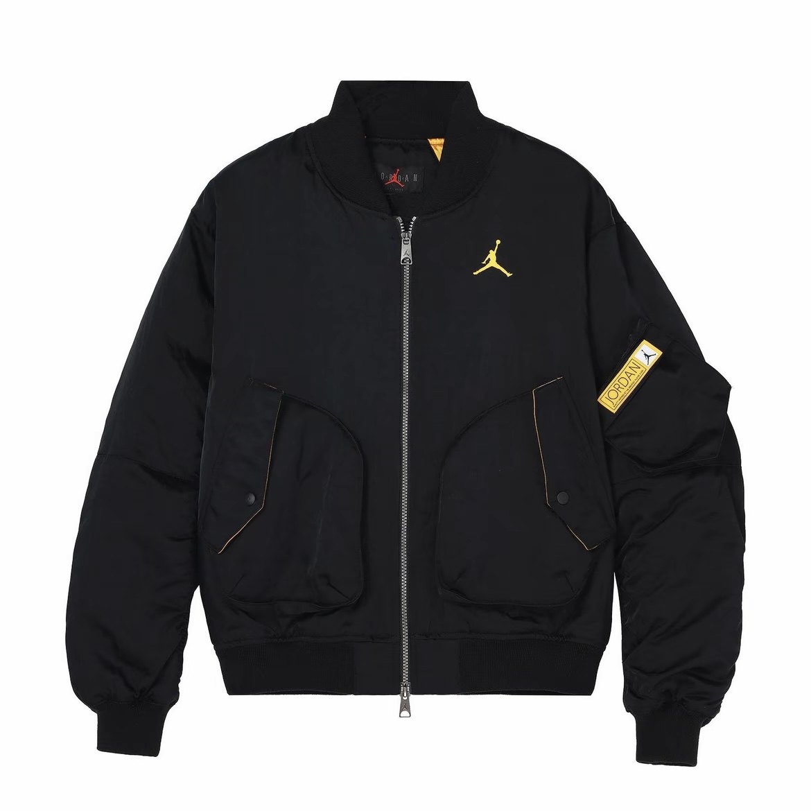 耐克Jordan Brand 全长符帖刺绣拉链情侣壬子美式机织运动DN3406