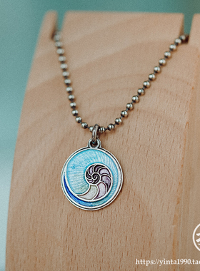 幻彩独立风原创手工纯银饰品吊坠