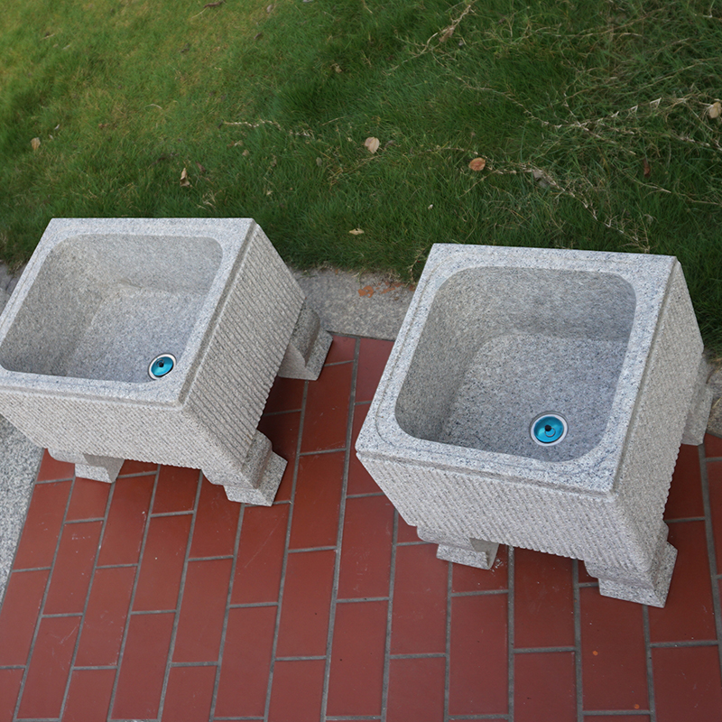 天然石材阳台台盆一体拖布池