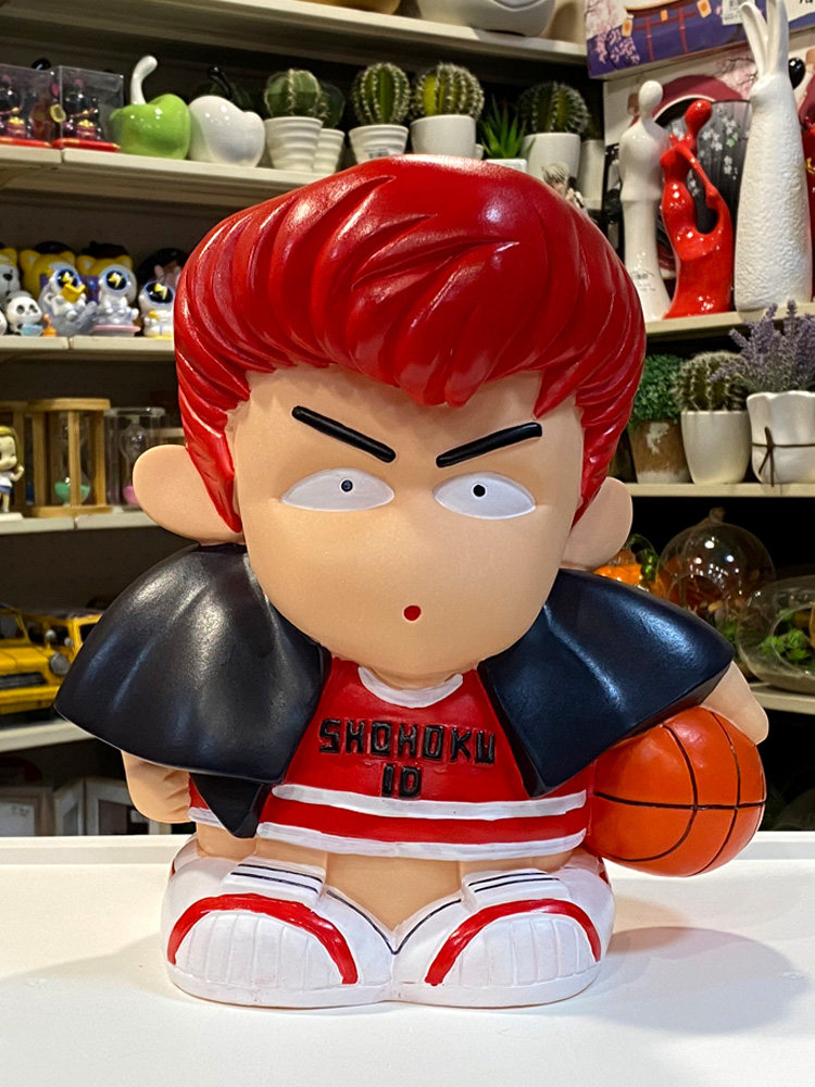 超级灌篮高手樱木花道创意存钱罐不可取大号卡通摆件男孩生日礼物