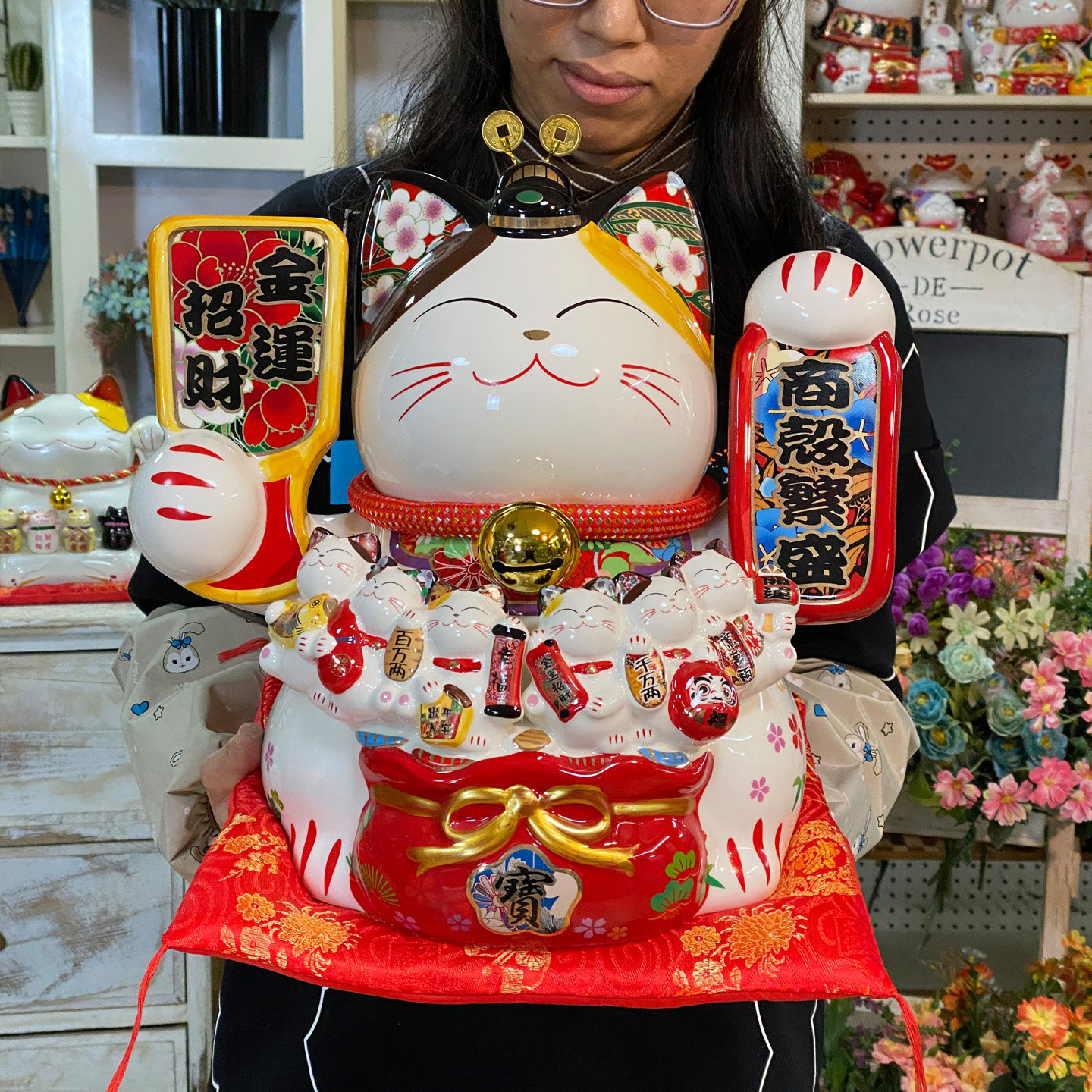 金运招财发财猫商铺前台吉祥摆件