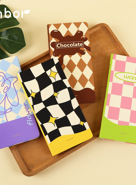 文具 kinbor可爱系列week方格本 随身口袋文艺记事本泰迪系列