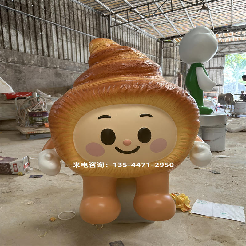 玻璃钢面包卡通造型雕塑