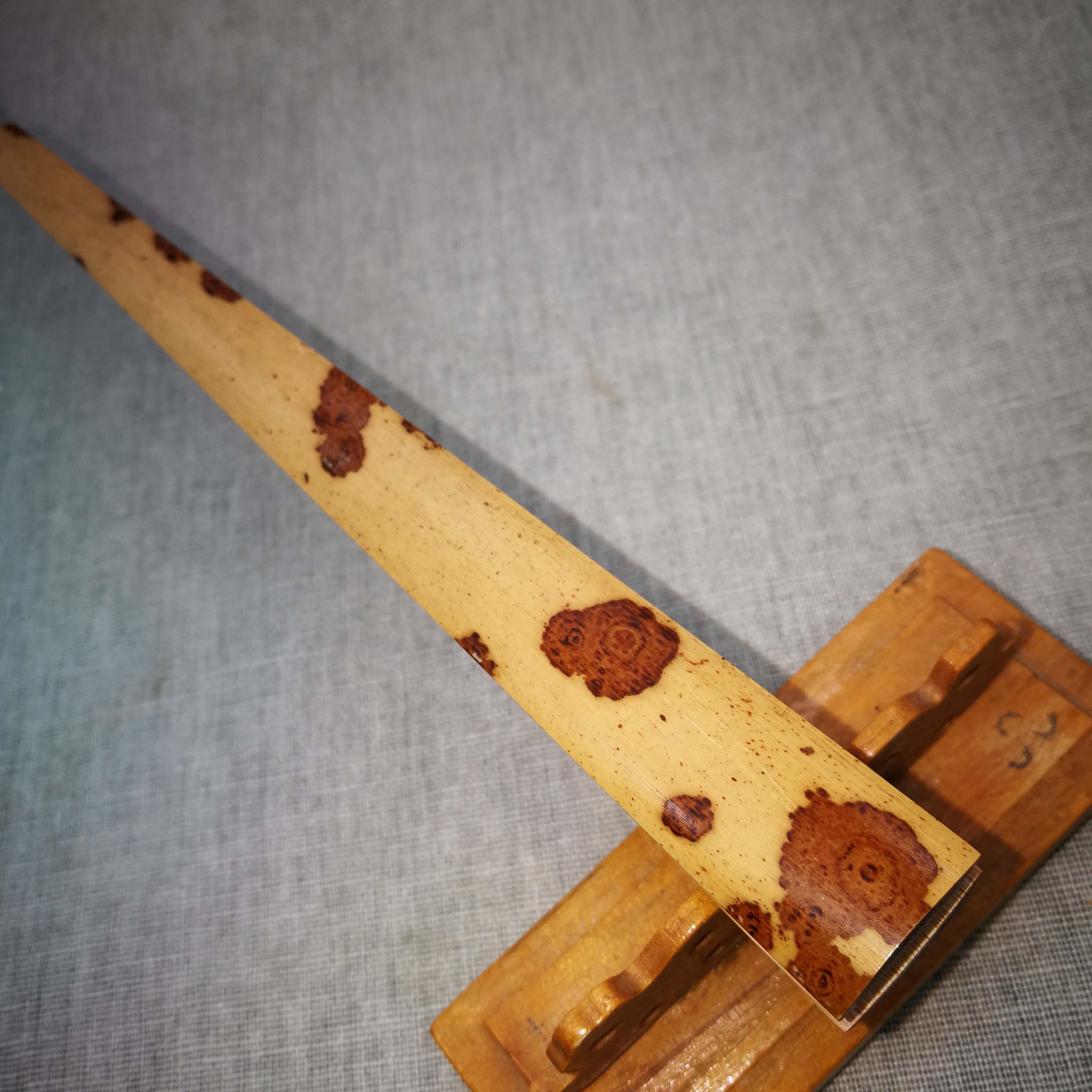 精品湘妃竹折扇麻栗坡老云妃马牙合青9.5寸文玩收藏礼品苏工扇面