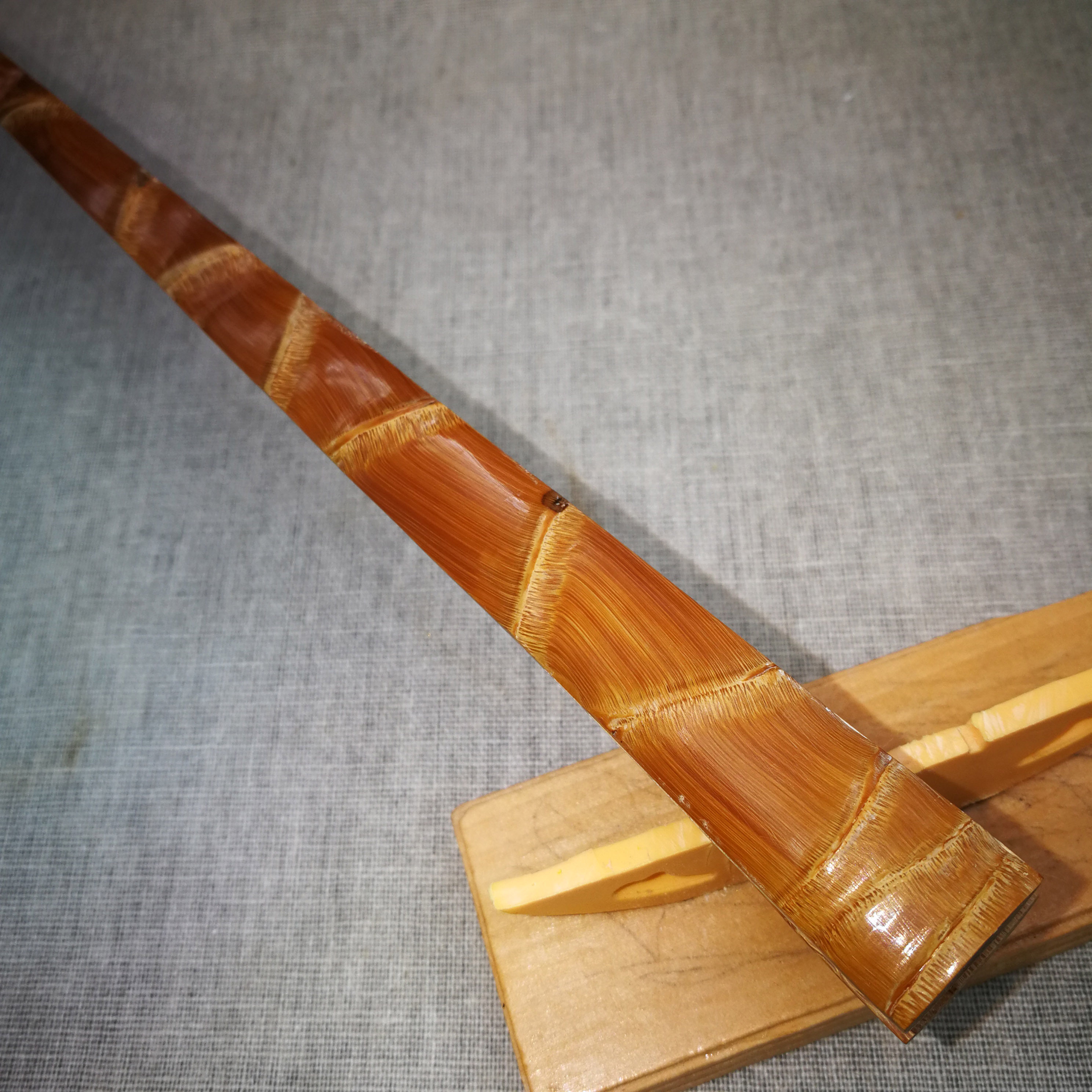 老料十三太保罗汉竹折扇9.5寸直方苏工宣纸扇面收藏文玩送礼扇子