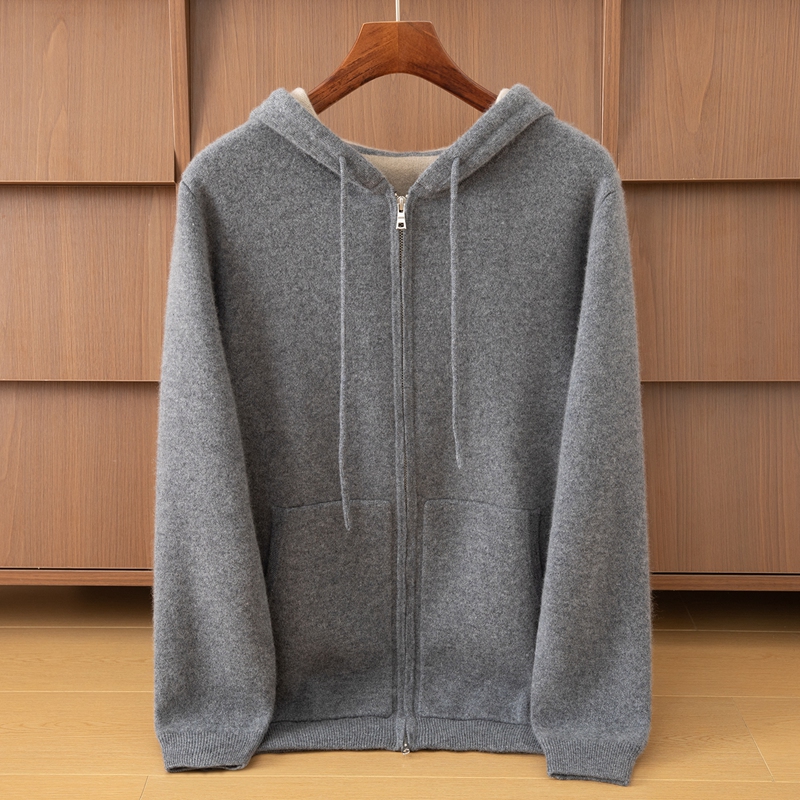 2025年秋季连帽长袖时尚百搭休闲简约开衫