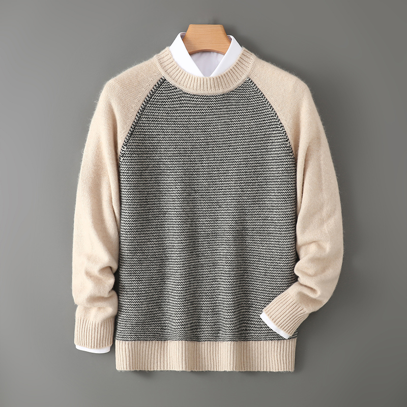 2025年秋季时尚百搭通勤简约休闲茶肩羊绒套衫