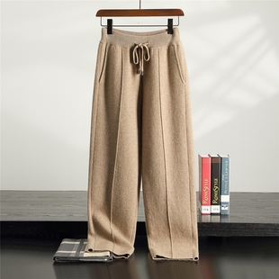 2025秋冬百搭时尚简约中锋直筒裤