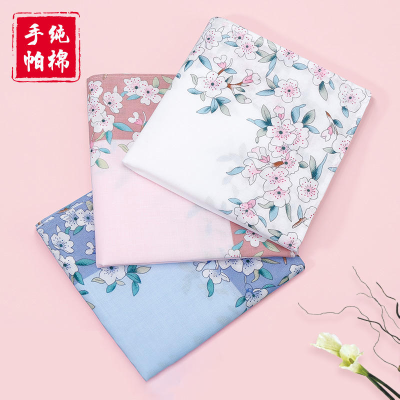 女士手帕高端纯棉吸汗小方巾
