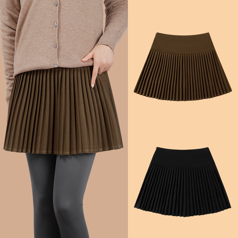 高级毛呢屁帘女冬叠穿下摆卫衣打底遮臀神器鲨鱼裤短裙百褶裙,女装/女士精品,半身裙,淘宝优惠券,粉丝福利购,淘宝优惠卷
