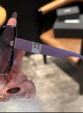 无框切边尼龙墨镜高颜值大框显瘦