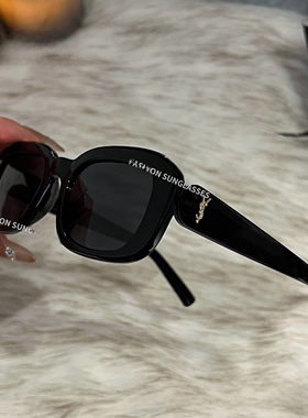 女潮爱马小框偏光防紫外线墨镜