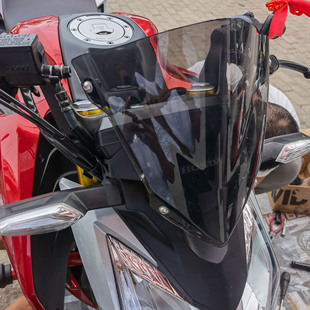 适用本田新大洲国三CB190R CBF190R改装挡风玻璃前风挡导流罩
