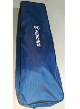 上海健力经典蓝色四方包斜挎牛津布耐磨可放整套击剑器材装备